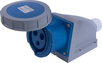 I082010 Силова розетка стаціонарна e.socket.123.32.67, 3п., 230В, 32А , IP 67 E.NEXT