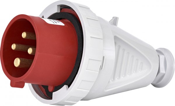 Вилка кабельная (силовой разъём) EVH-1643 IP67 (16A, 400V, 3P+PE) 4482025 ETI