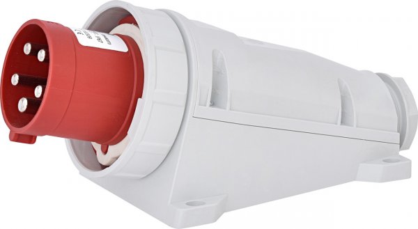 Вилка настінна (силовий роз'єм) EPH-6353  IP67 (63A, 400V, 3P+N+PE) 4482073 ETI