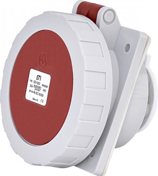 Розетка вбудована (силовий роз'єм) EEH-3253  IP67 (32A, 400V, 3P+N+PE) 4482087 ETI