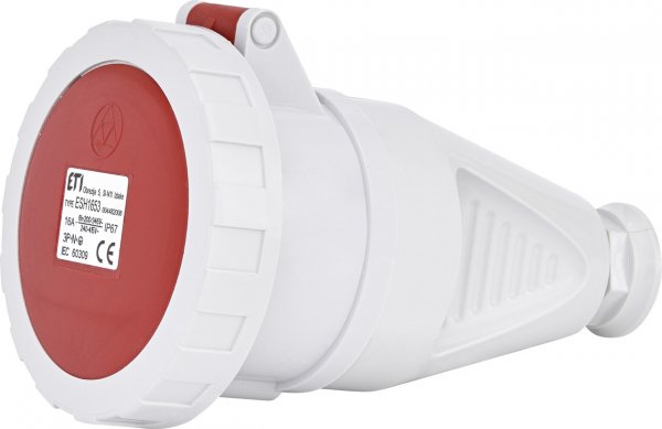 Розетка кабельная (силовой разъём) ESH-1653 IP67 (16A, 400V, 3P+N+PE) 4482008 ETI