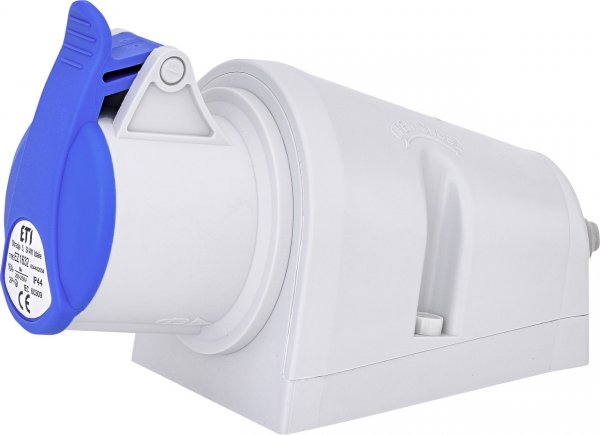 Розетка настінна (силовий роз'єм) EZ-1632  IP44 (16A, 230V, 2P+PE) 4482034 ETI