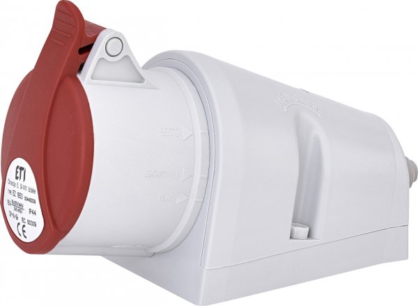 Розетка настенная (силовой разъём) EZ-1653 IP44 (16A, 400V, 3P+N+PE) 4482036 ETI