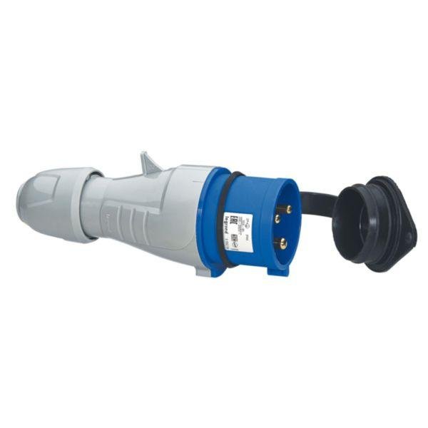 Вилка переносна 2P+PE 32А 200/250В IP44 P17 Tempra Pro, Legrand 555234