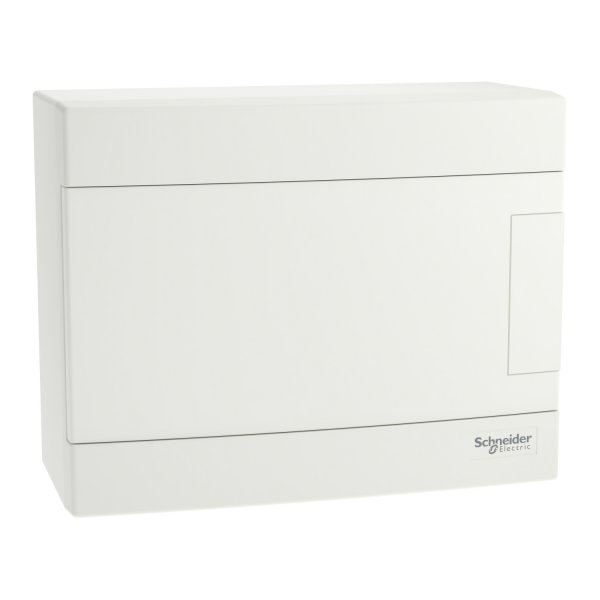 EZ9EUD108 Щит навісний Easy9 EU 8 модулів 1 ряд білі дверцята Schneider Electric