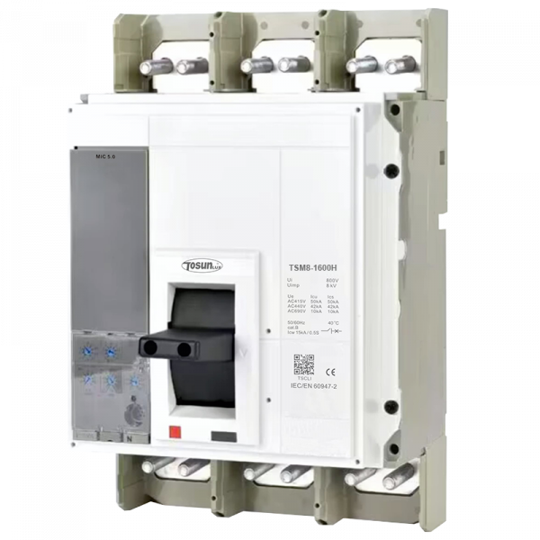 Автоматический выключатель TSM8-1000H 3Р 1000А (400-1000) Ics 70kA / Icu 70kA с электронным расцепителем TOSUNLux