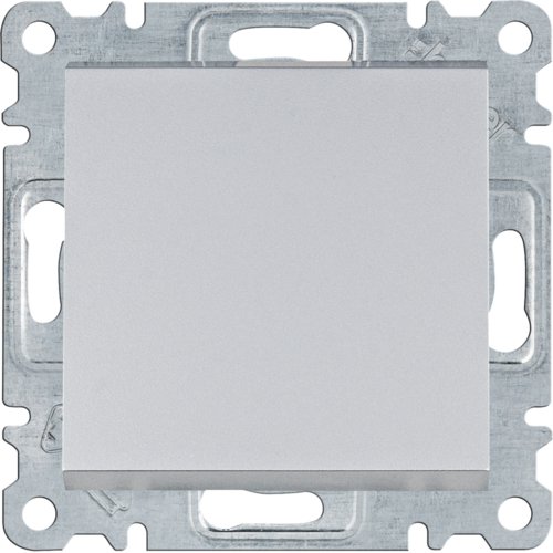 Вимикач 1-тактовий Lumina срібний 10АХ/230В Hager WL0112