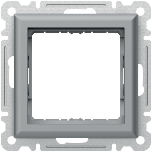 Рамка-адаптер для виробів Lumina/Gallery, Soul/Intense, срібна Hager WL2522