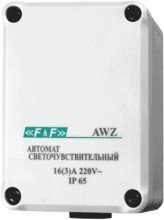 Сутінкове Реле AWZ 16А IP65 (АСВ) F&F