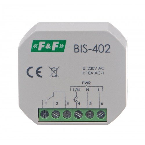 Імпульсне Реле BIS-402 10А (РБ-402) F&F