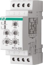 Реле времени универсальное PCU-520 24В 21÷27В AC/DC 2х8А (РЧ-520 24B) F&F