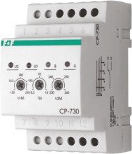 Реле напруги трифазного CP-730 150-260В 8А 3S (ДПФ-4) F&F