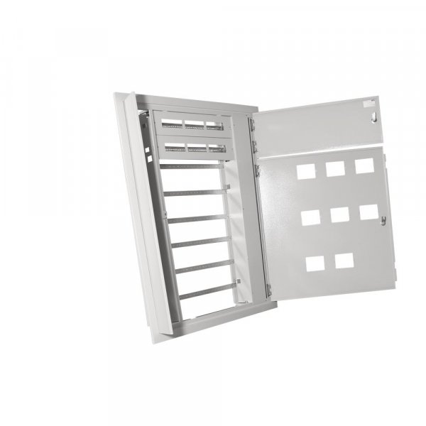 Щит этажный ЩЕ-8 УХЛ3 IP31, слаботочный отсек, зеркальный