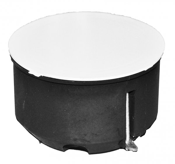 Коробка розподільча пластмасова з кришкою КРП-90Г (100)