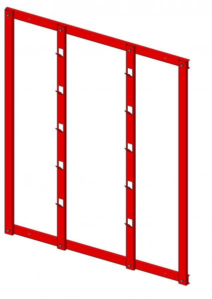 Щит металлический для первичных средств пожаротушения ЩмПСО (900х1100)