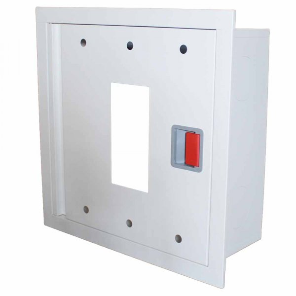 Шафа пожежна для збереження пожежного рукава д.51,66,77мм ШП6060 В (біла, вбудована)