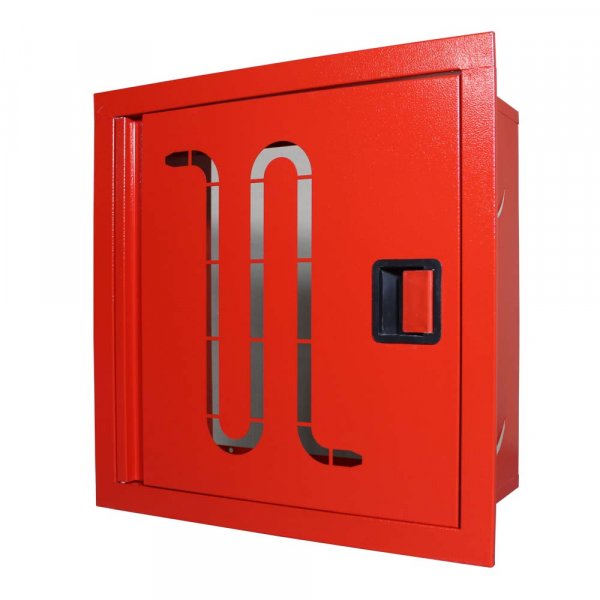Шкаф пожарный для хранения пожарного рукава д.51,66,77мм ШП6060 В (красный, без кассеты, встроенный)