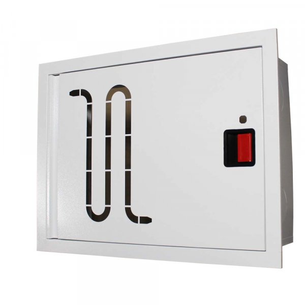 Шкаф пожарный для хранения пожарного рукава д.51,66,77мм ШП8060 В (белый, без кассеты, встроенный)