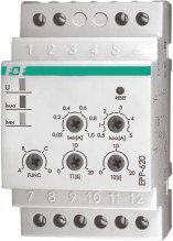 Реле тока EPP-620 230В AC 2 x 8 A, диапазон 0,5÷5 A F&F