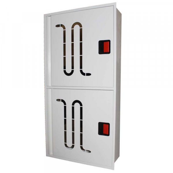 Шафа пожежна для збереження пожежного рукава д.51,66,77мм ШП 60120 В (біла, без касети, вбудована)