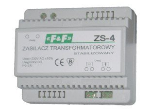 Стабилизированные блоки питания ZS-4 230V AC 0,5A OUT 24V DC 12W (БЖ-С-4) F&F