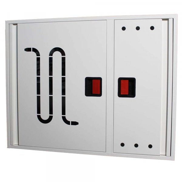 Шкаф пожарный для хранения пожарного рукава д.51,66,77мм ШП 9070У (белый)