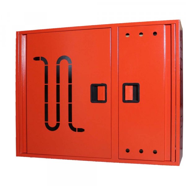 Шкаф пожарный для хранения пожарного рукава д.51,66,77мм ШП 9070У (красный, без кассеты)