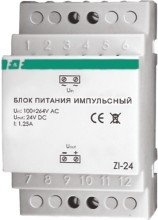 Импульсный блок питания ZI-24 100÷264V AC 1,25A OUT 24V DC 30W (БЖ-І-24) F&F