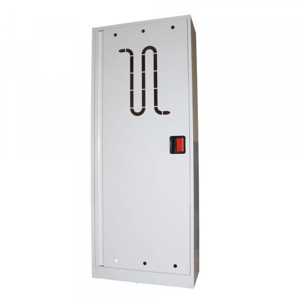 Шафа пожежна для збереження пожежного рукава д.51,66,77мм ШП15060 Н (біла, без касети)