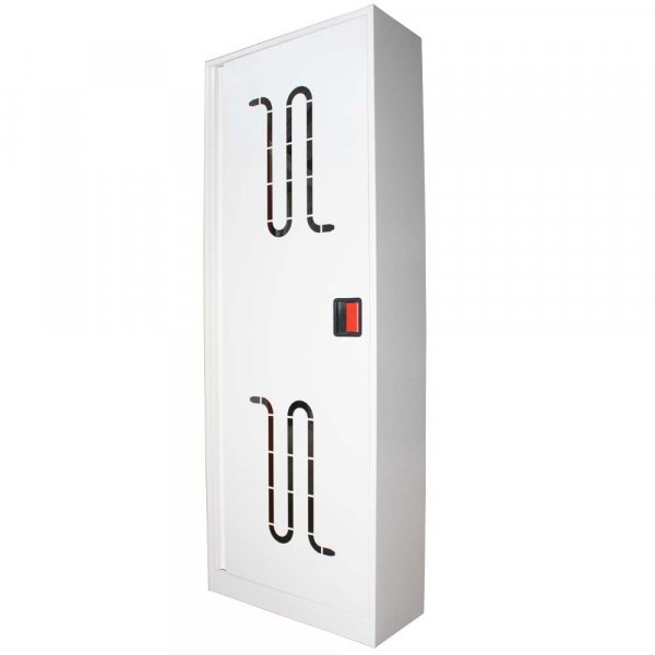 Шкаф пожарный для хранения пожарного рукава д.51,66,77мм ШП 19060 Н-С (белый)