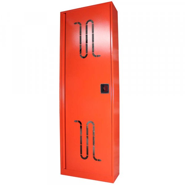 Шафа пожежна для збереження пожежного рукава д.51,66,77мм ШП 18060 Н-С ручка з ключем (червона)