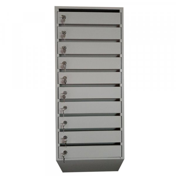 Шкаф почтовый ЯП-10 (050, 7035)