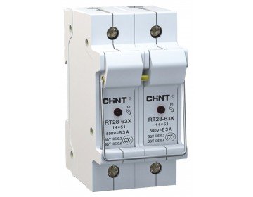 Держатель предохранителей NRT28-32 2P до 32А 10x38мм Chint 520466