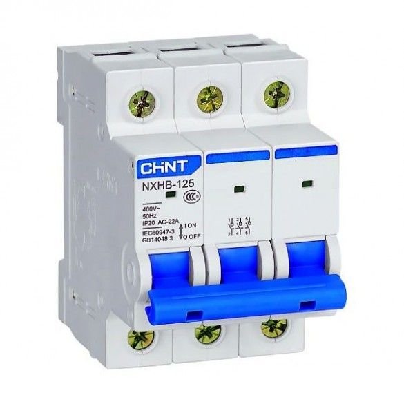 Выключатель модульный NXHB-125 3P 125A Chint 193186