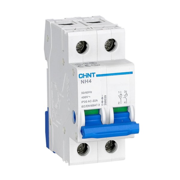 Выключатель модульный NH4 2P 32A Chint 398040