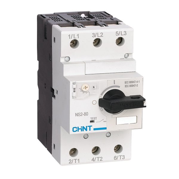 Автомат защиты двигателя NS2-80 63-80 А с поворотной ручкой Chint 279725