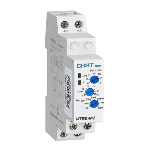 Реле времени NTE8-M2, AC230 В, 7 режимов задержки с настройками, 1 переключающий контакт (1CO) Chint 258701