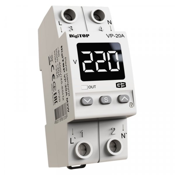 Реле напруги VP-20A M2W DigiTOP