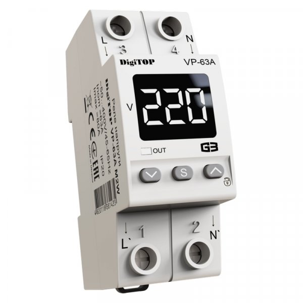 Реле напруги VP-63A M2W DigiTOP