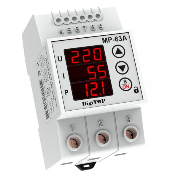 Багатофункціональне реле напруги МР-63А DigiTOP