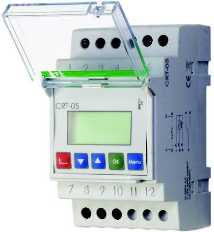 Регулятор температури цифровий програмований CRT-05 -100- +400*З 3S без зонда F&F