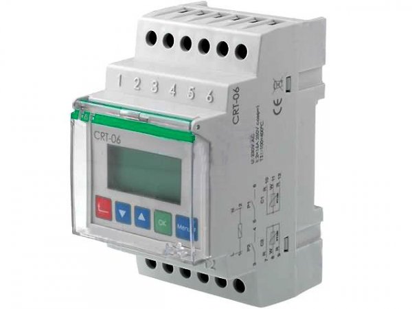 Регулятор температуры цифровой программируемый CRT-06 -100- +400*С 3S без зонда F&F