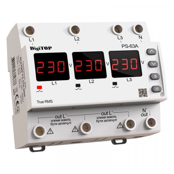 Переключатели фаз PS-63A M6R DigiTOP