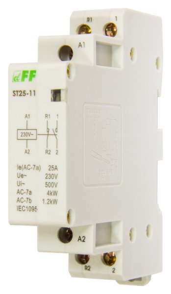 Контактор ST25-11 220B 25A 1NO+1NC 4кВт F&F