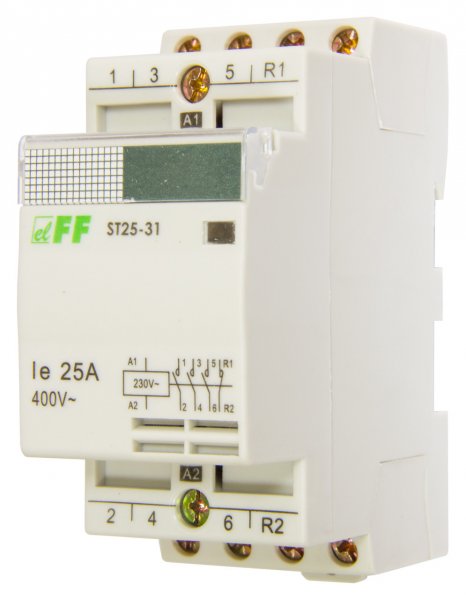 Контактор ST25-31-24V 25A 3NO+1NC 9кВт F&F