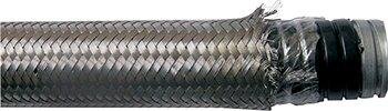 Металлорукав e.met.sleeve.stand.proof.braid.38 изолированный, в металлической оплетке (30 м) s050006