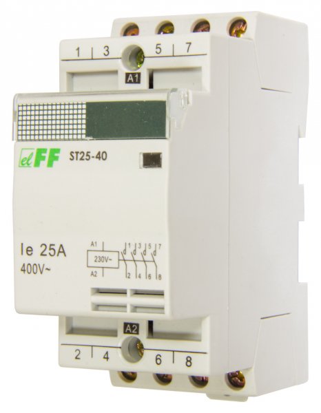 Контактор ST25-40-24V 25A 4NO 9кВт F&F
