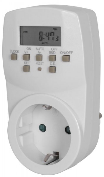 Электронное розеточное реле времени e.control.t13 i0310020