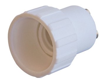 Переходник e.lamp adapter.GU10/E14.white, с патрона GU10 на E14, пластиковый s9100043
