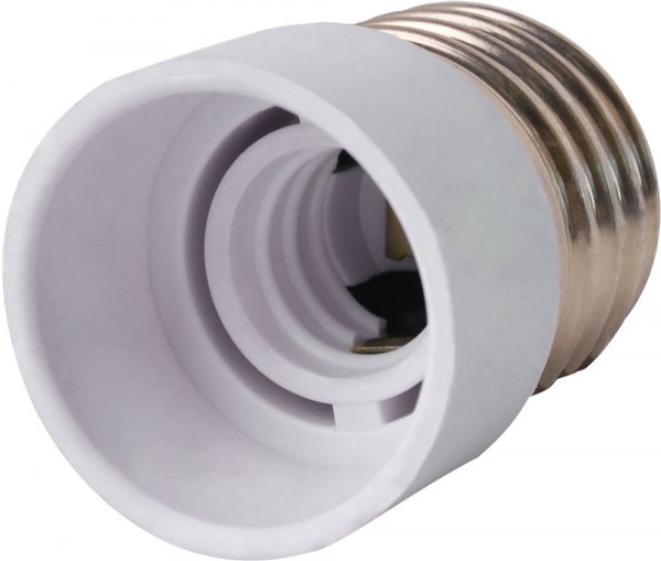 Переходник e.lamp adapter.E27/E14.white, с патрона E27 на E14, пластиковый s9100021